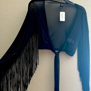 NWT bathing suit coverup top